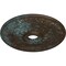 Ekena Millwork Swindon Ceiling Medallion (Fits Canopies up to 6 1/8"), 24"OD x 4"ID x 1 1/2"P, Bronze Blue Patina CM24SWBBS - alternate 3